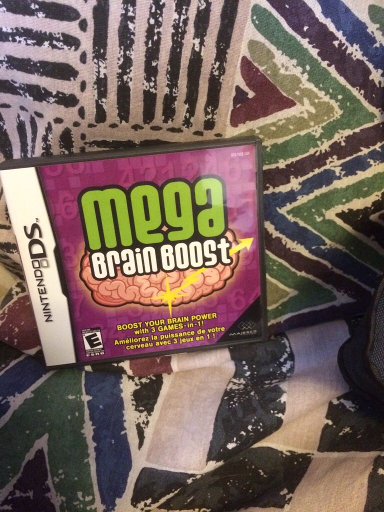 Mega Brain Boost - Nintendo DS (Majesco Entertainment) video game collectible [Barcode 096427015222] - Main Image 1