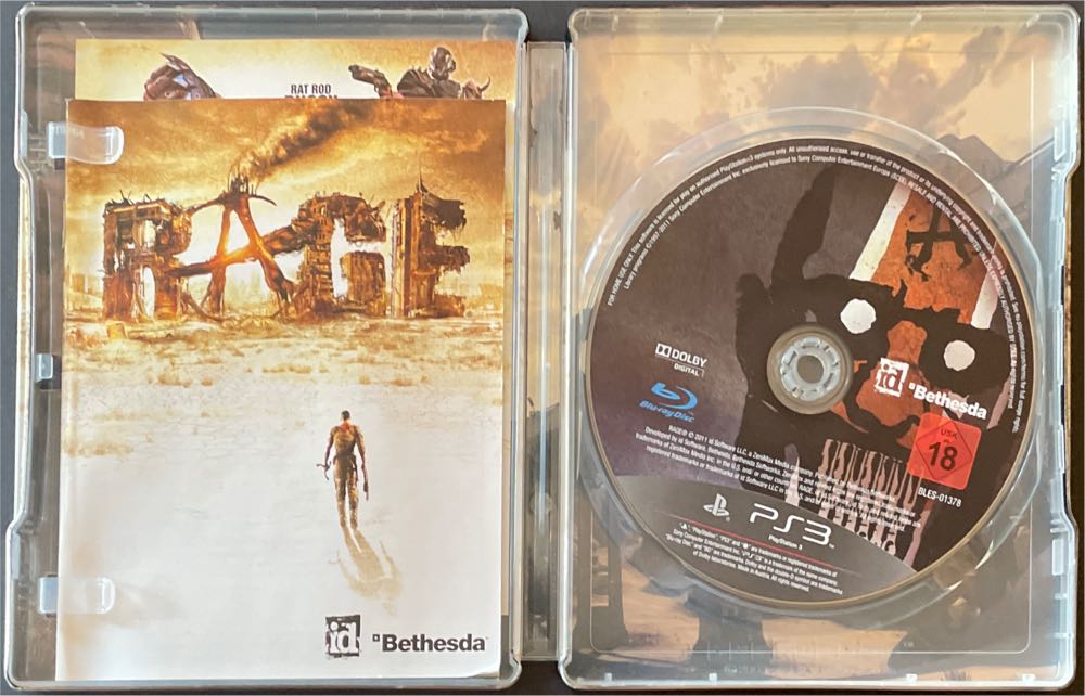Rage - Sony PlayStation 3 (PS3) (1) video game collectible [Barcode 0093155140721] - Main Image 3