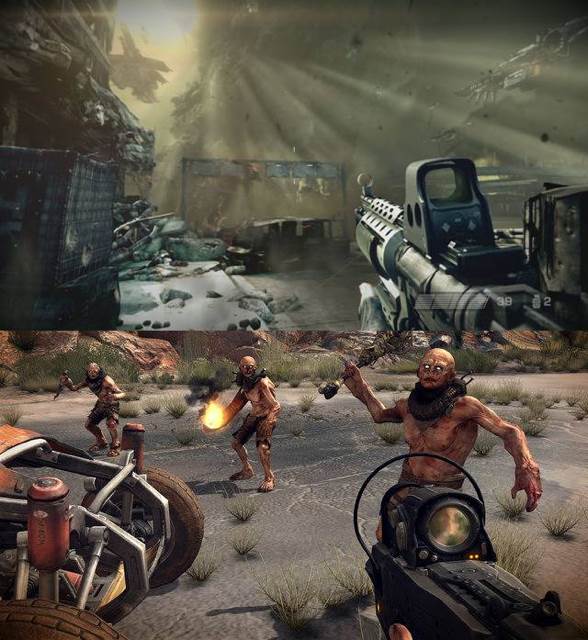 Rage - Microsoft Xbox 360 (Bethesda Softworks - 1) video game collectible [Barcode 093155117464] - Main Image 2