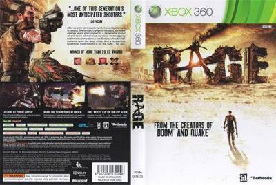 Rage - Microsoft Xbox 360 (ID Software - 1) video game collectible [Barcode 093155143166] - Main Image 2