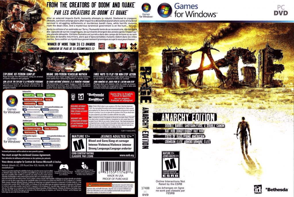 Rage - PC (ID Software) video game collectible - Main Image 2