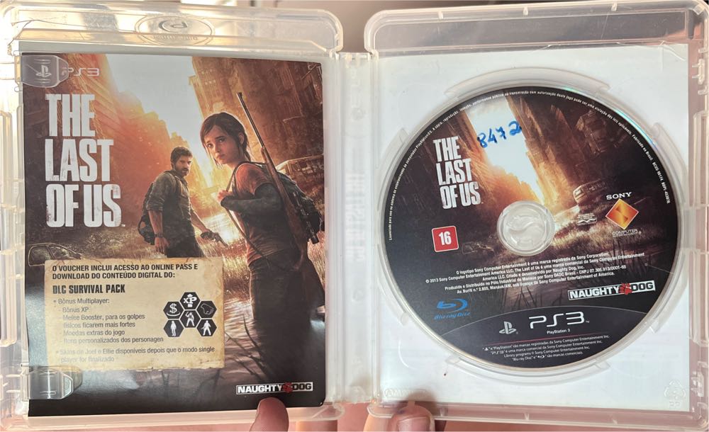The Last of Us - Sony PlayStation 3 (PS3) (Naughty Dog - 1) video game collectible [Barcode 711719991830] - Main Image 3