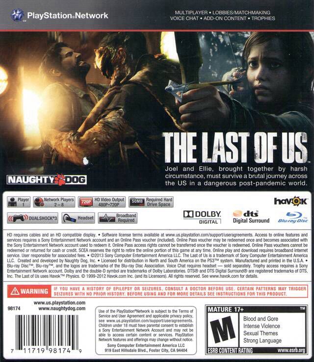 The Last Of Us - Sony PlayStation 3 (PS3) video game collectible - Main Image 2