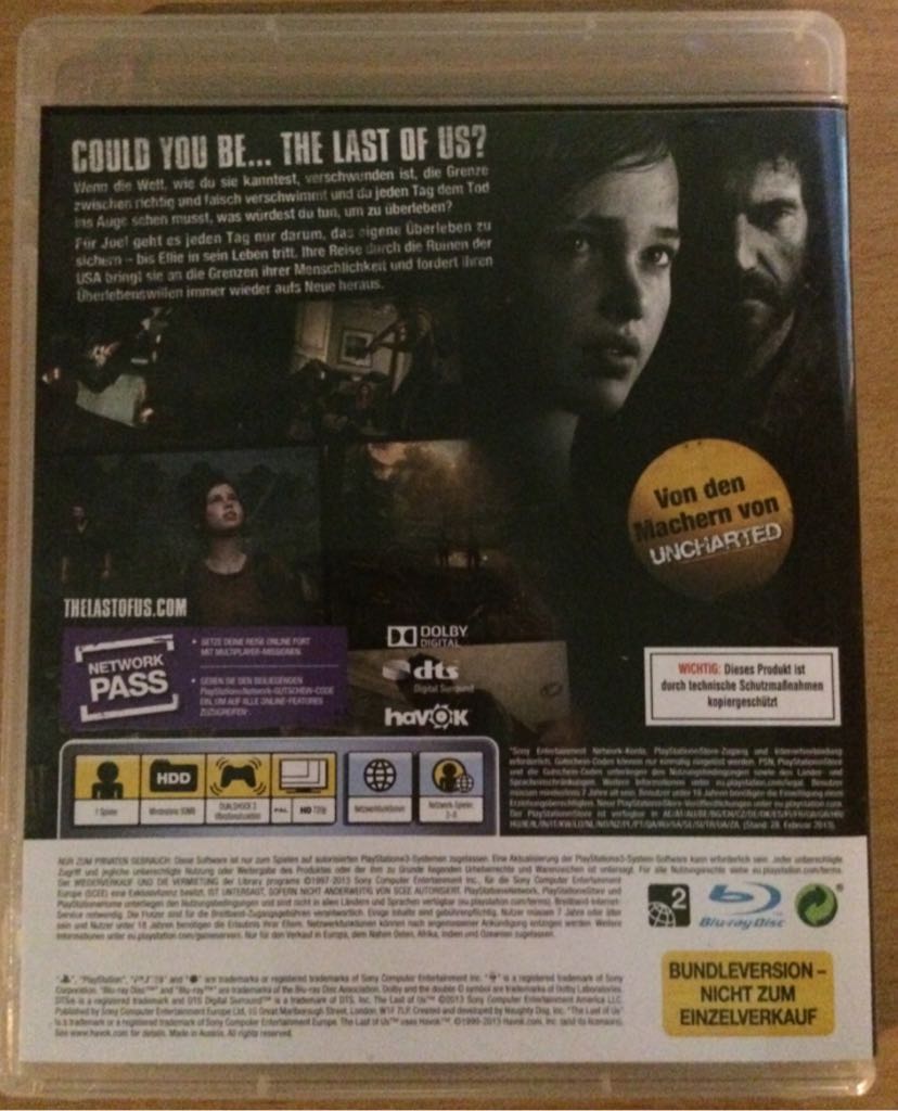 The Last Of Us - Sony PlayStation 3 (PS3) video game collectible - Main Image 2