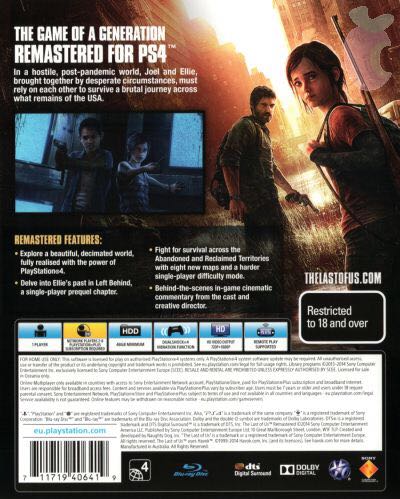 The Last Of Us - Sony PlayStation 4 (PS4) (Naughty Dog - 4) video game collectible - Main Image 2