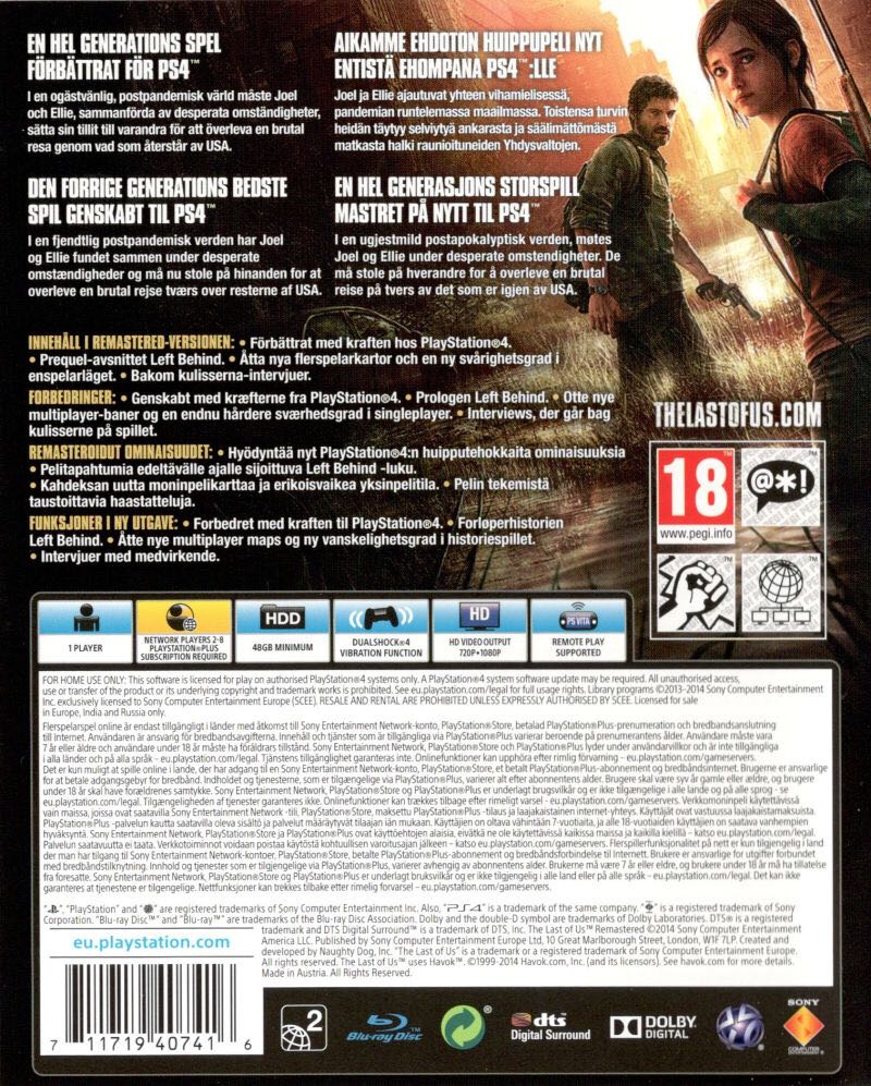 The Last Of Us - Sony PlayStation 4 (PS4) video game collectible - Main Image 2