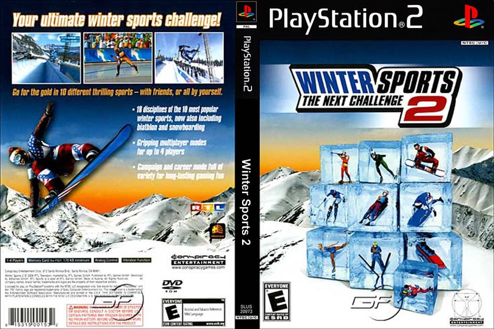 Winter Sports: The Ultimate Challenge - Sony PlayStation 2 (PS2) (1-4) video game collectible [Barcode 815315000917] - Main Image 2