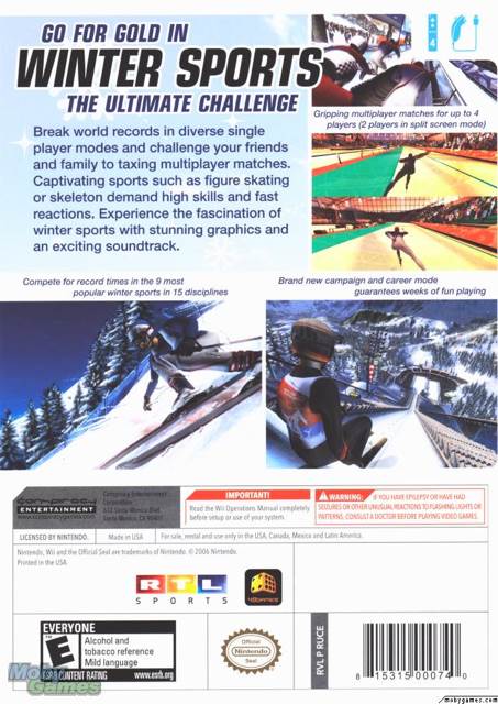 Winter Sports: The Ultimate Challenge - Nintendo Wii (Conspiracy Entertainment) video game collectible - Main Image 2