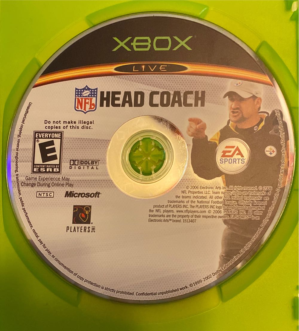 NFL Head Coach - Microsoft Xbox (Ea Sports - 1) video game collectible [Barcode 014633151343] - Main Image 3