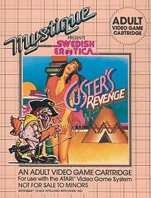 Custer’s Revenge - Atari 2600 video game collectible - Main Image 1
