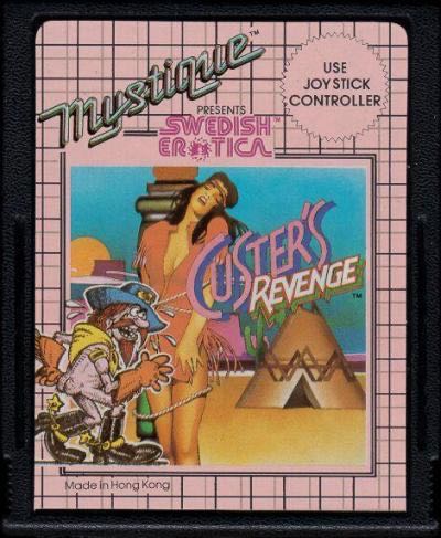 Custer’s Revenge - Atari 2600 (Mystique) video game collectible - Main Image 3