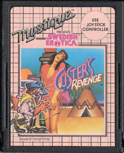 Custer’s Revenge - Atari 2600 video game collectible - Main Image 1
