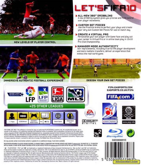 Fifa 10 - Nintendo Wii video game collectible [Barcode 5030934078023] - Main Image 2