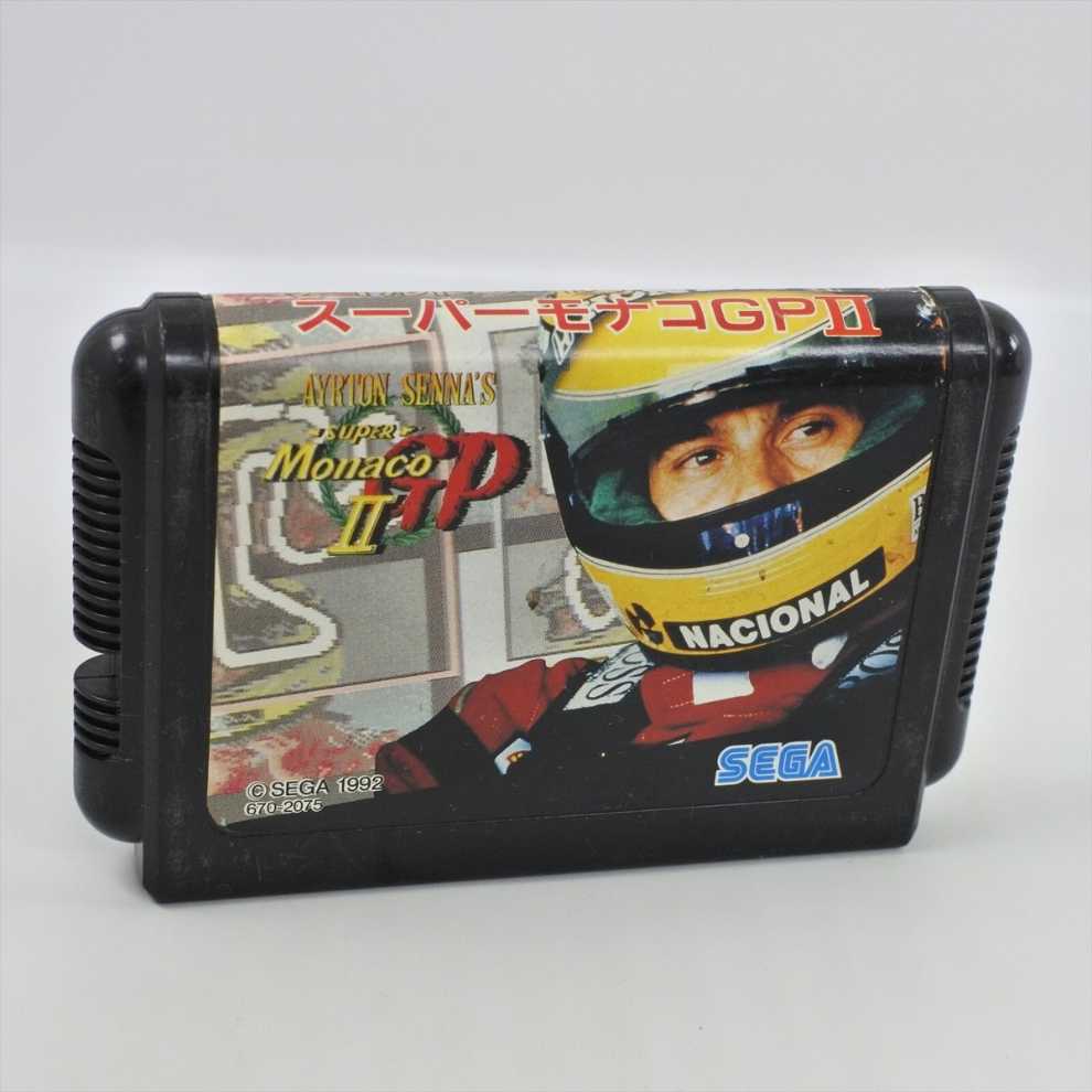Ayrton Senna’s Super Monaco GP II - Sega Mega Drive (Sega - 1-2) video game collectible [Barcode 4974365555146] - Main Image 3