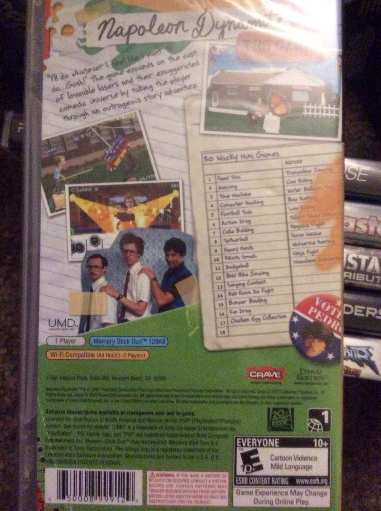 Napoleon Dynamite: The Game - Sony PlayStation Portable (PSP) video game collectible - Main Image 2