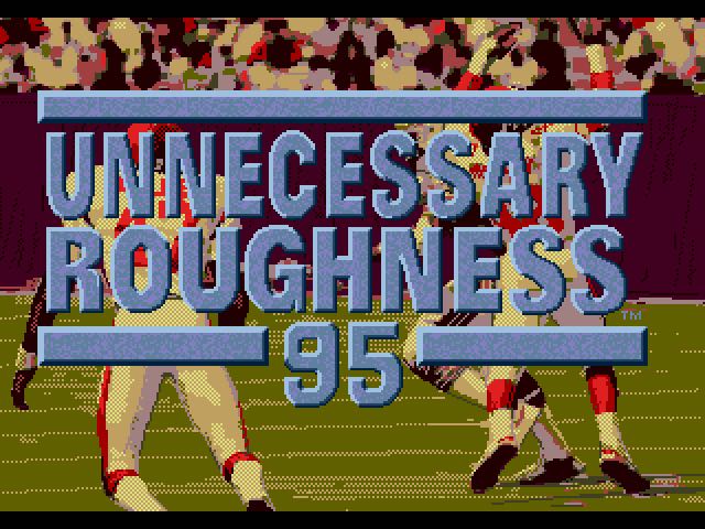 Unnecessary Roughness ’95 - Sega Genesis (Mega Drive) (Accolade - 1-4) video game collectible [Barcode 015605034145] - Main Image 2