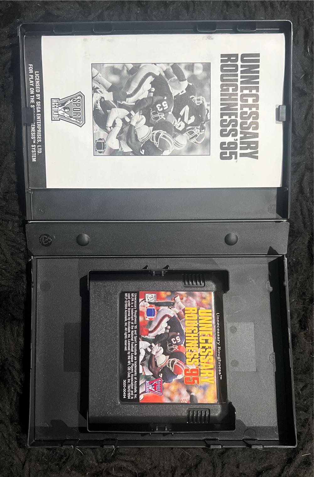 Unnecessary Roughness ’95 - Sega Genesis (Mega Drive) (Accolade - 1-4) video game collectible [Barcode 015605034145] - Main Image 3