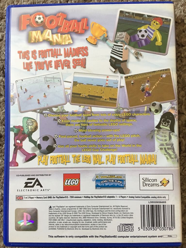Football Mania - Sony PlayStation 2 (PS2) (EA Games - 1-4) video game collectible [Barcode 5030930030780] - Main Image 2