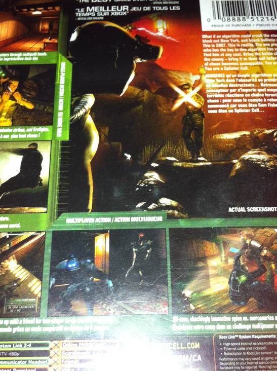 Splinter Cell 3 : Chaos Theory - Microsoft Xbox video game collectible - Main Image 2