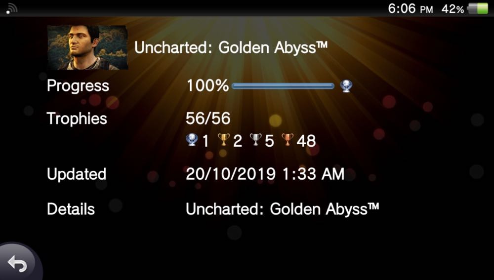 Uncharted: Golden Abyss - Sony PlayStation Vita (PS Vita) (Sony Computer Entertainment - 1) video game collectible [Barcode 711719220268] - Main Image 3