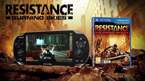 Resistance: Burning Skies - Sony PlayStation Vita (PS Vita) (Sony Computer Entertainment - 1) video game collectible [Barcode 0711719220312] - Main Image 2