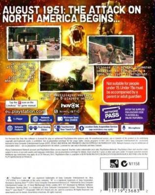 Resistance: Burning Skies - Sony PlayStation Vita (PS Vita) (Sony Computer Entertainment - 1-8) video game collectible [Barcode 711719220251] - Main Image 2