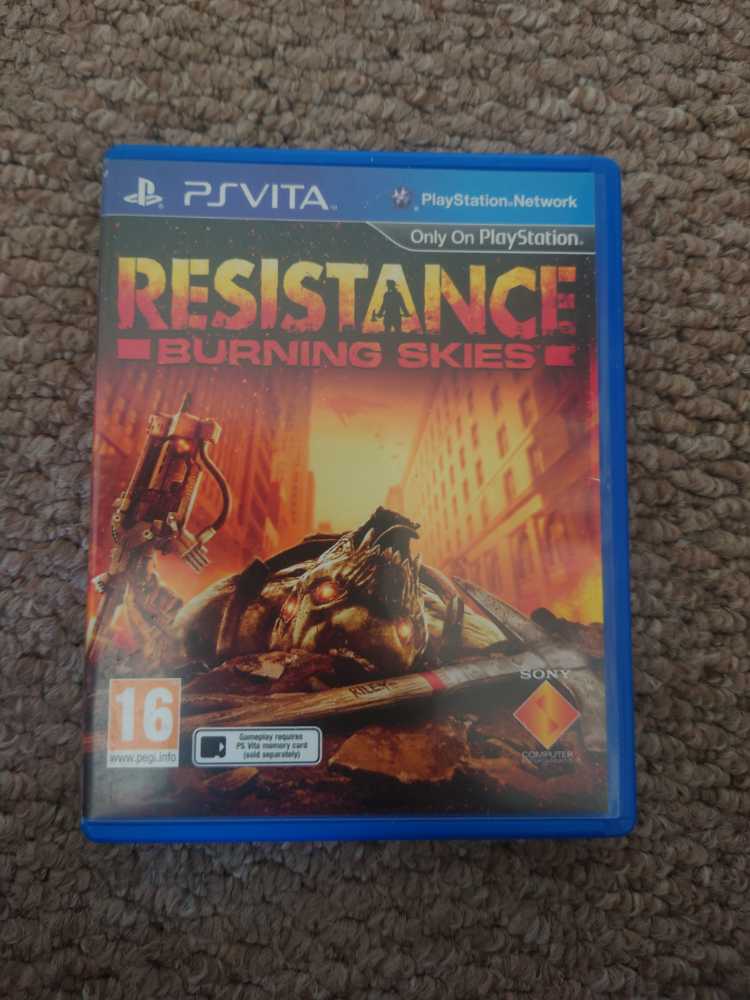 Resistance: Burning Skies - Sony PlayStation Vita (PS Vita) (Sony Computer Entertainment - 8) video game collectible [Barcode 711719236733] - Main Image 3