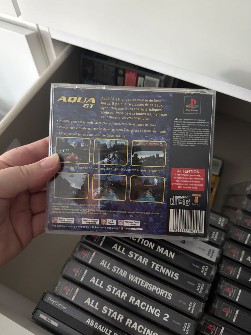 Aqua Gt - Sony PlayStation (1-2) video game collectible [Barcode 5026555190589] - Main Image 3
