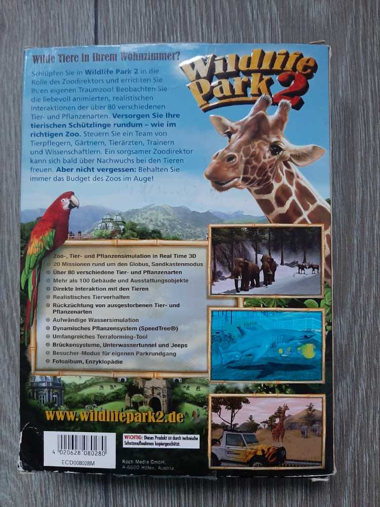 Wildlife Park 2 - PC (1) video game collectible [Barcode 4020628080280] - Main Image 2