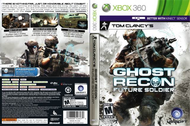 Tom Clancy’s Ghost Recon: Future Soldier - Microsoft Xbox 360 (Ubisoft - 2) video game collectible [Barcode 3307212811200] - Main Image 2