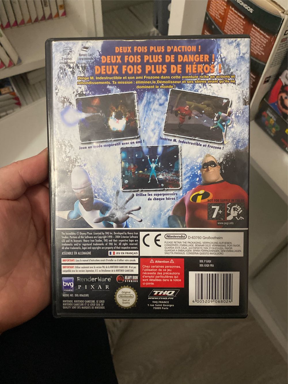 Les Indestructibles : La terrible attaque du démolisseur - Nintendo GameCube video game collectible [Barcode 4005209068024] - Main Image 2