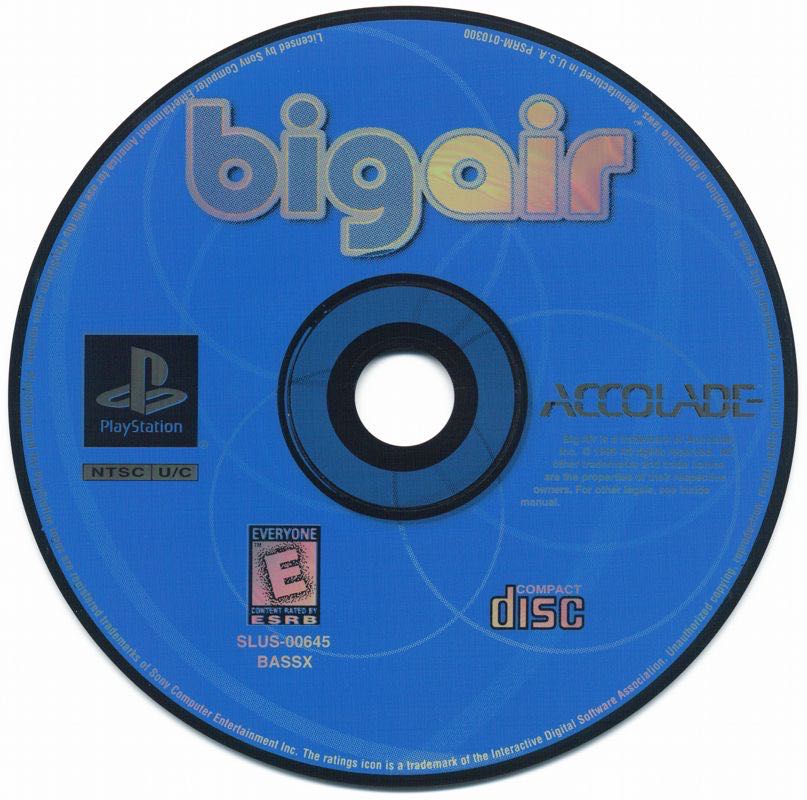 Big Air - Sony PlayStation (Accolade - 1-2) video game collectible [Barcode 015605750915] - Main Image 3