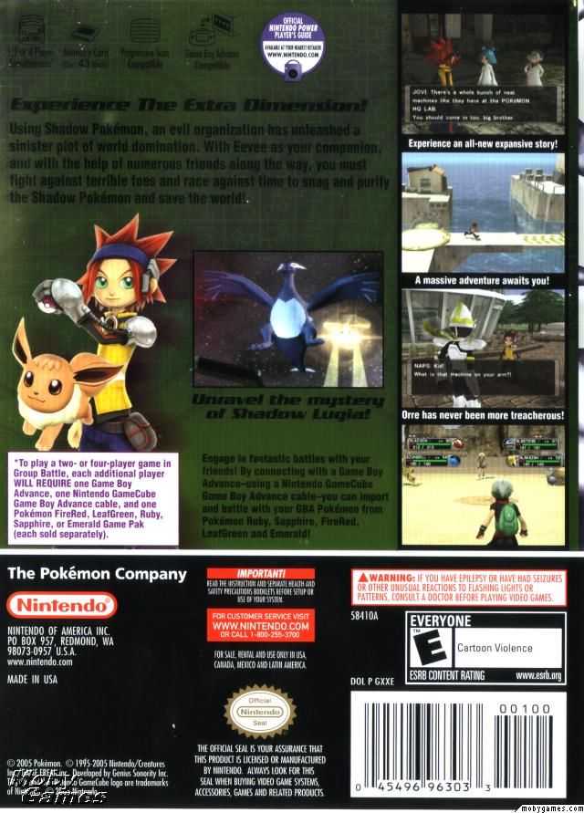 Pokémon XD: Gale of Darkness - Nintendo GameCube (Nintendo - 1) video game collectible [Barcode 045496394523] - Main Image 2