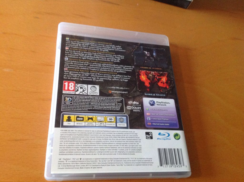 God of War Collection Volume 2 - Sony PlayStation 3 (PS3) (Sony Computer Entertainment - 1) video game collectible [Barcode 711719139393] - Main Image 2