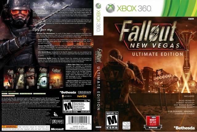 Fallout New Vegas Ultimate Edition - Microsoft Xbox 360 video game collectible [Barcode 0093155142084] - Main Image 2