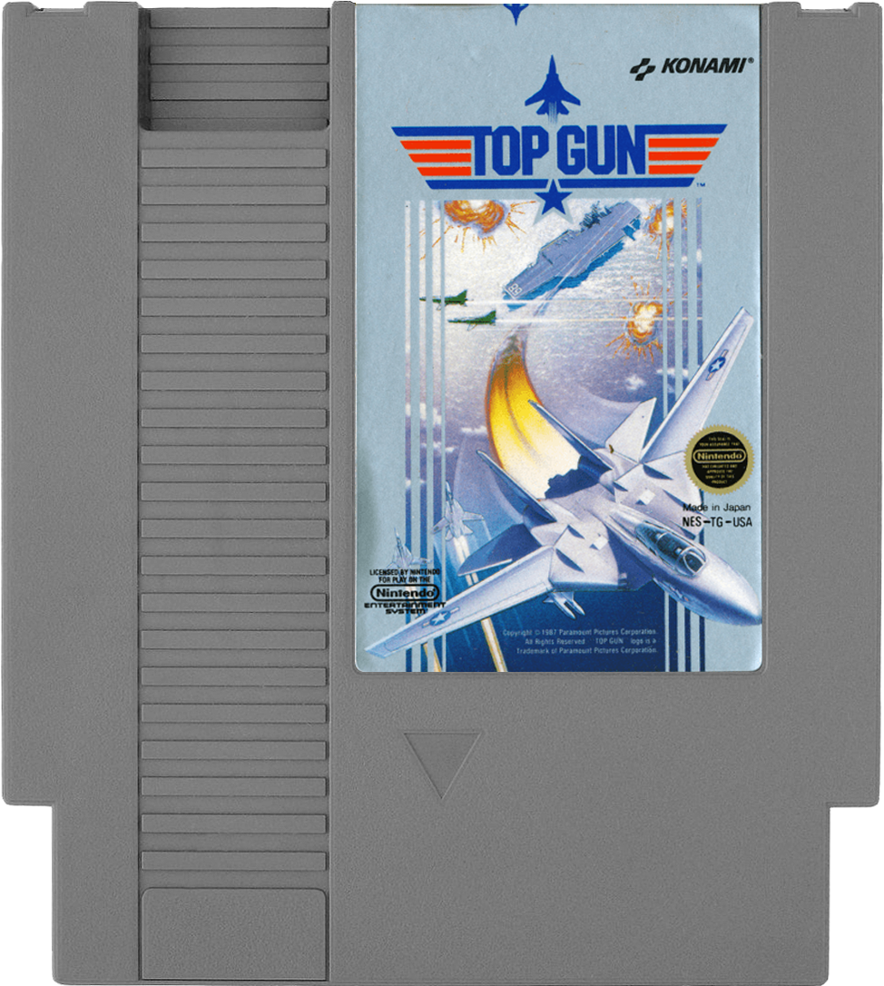 Top Gun - Nintendo Entertainment System (NES) (Konami - 1) video game collectible [Barcode 083717110088] - Main Image 3