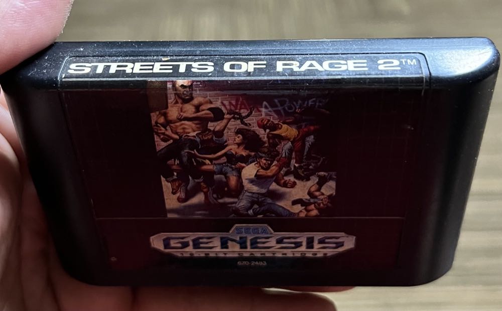 Streets of Rage 2 - Sega Genesis (Mega Drive) (Sega - 1-2) video game collectible [Barcode 010086010541] - Main Image 3