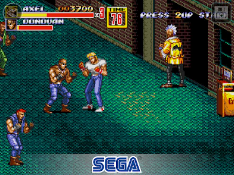 Streets of Rage II - Sega Mega Drive video game collectible - Main Image 2