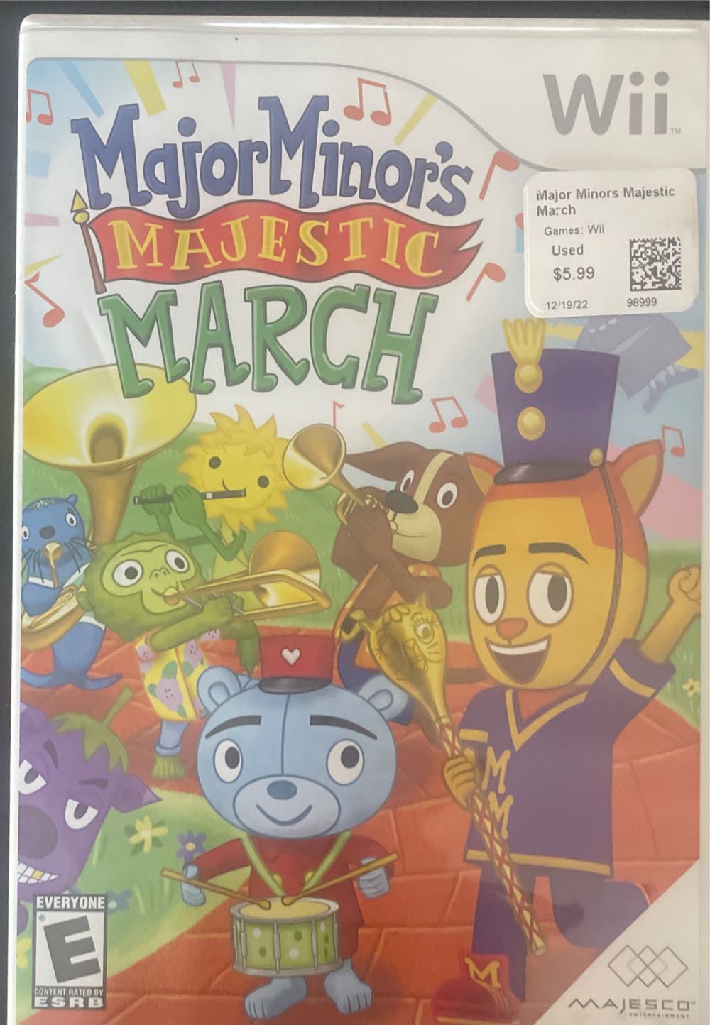 Major Minor’s Majestic March - Nintendo Wii (Majesco Entertainment - 2) video game collectible [Barcode 096427015604] - Main Image 3