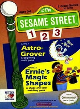 sesame street 1 2 3 - Nintendo Entertainment System (NES) video game collectible - Main Image 1