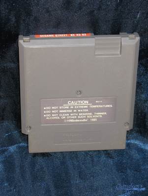 sesame street 1 2 3 - Nintendo Entertainment System (NES) video game collectible - Main Image 2