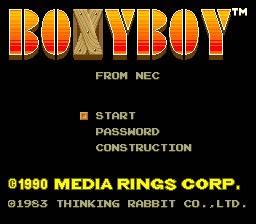 Boxyboy - NEC TurboGrafx-16 (NEC Technologies, Inc. - 1) video game collectible - Main Image 3
