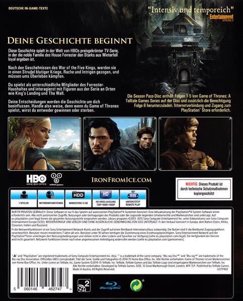 Game of Thrones ⚡️ - Sony PlayStation 4 (PS4) (Telltale Games) video game collectible - Main Image 2