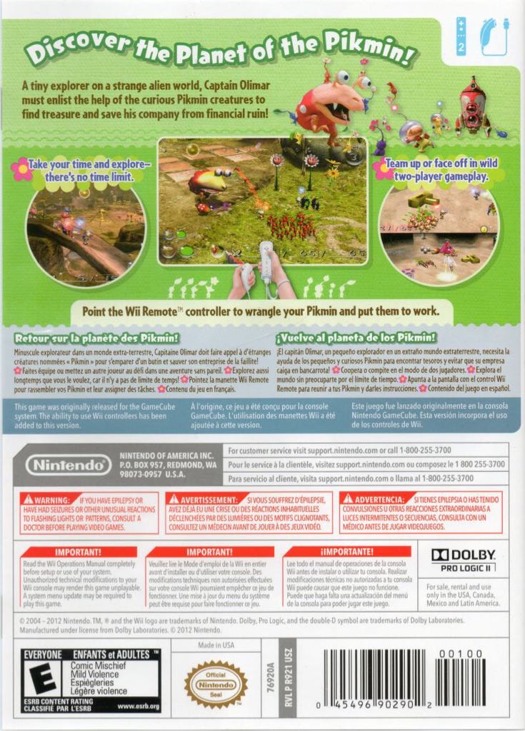 Pikmin Wii - Nintendo Wii video game collectible - Main Image 2