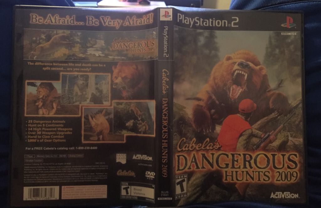 Cabela’S Dangerous Hunts 2009 - Sony PlayStation 2 (PS2) video game collectible - Main Image 1