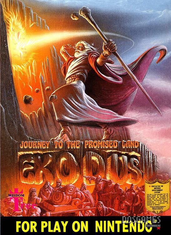 Exodus: Journey to the Promised Land - Nintendo Entertainment System (NES) video game collectible - Main Image 1