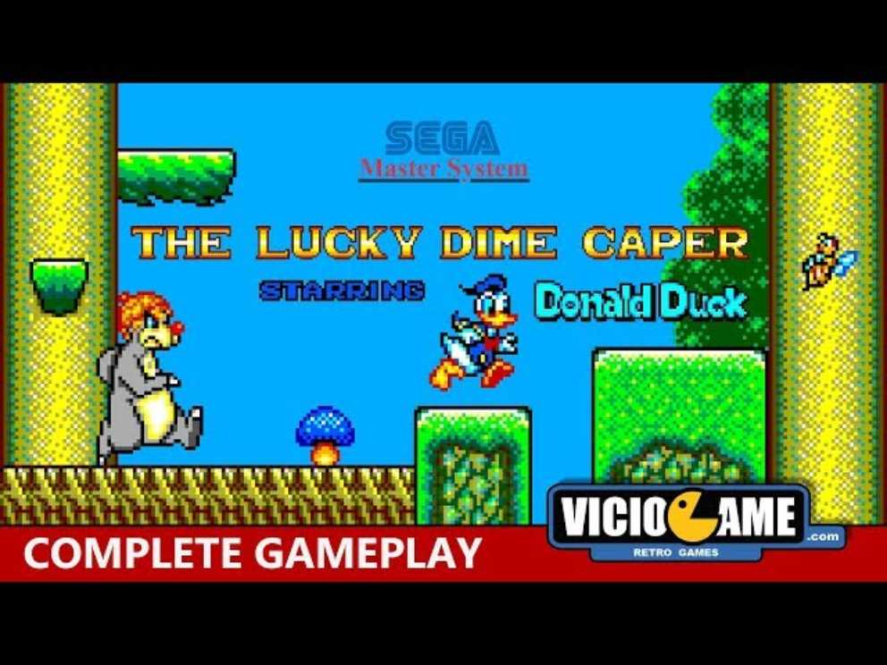 The Lucky Dime Caper Starring Donald Duck - Sega Master System (1) video game collectible - Main Image 3