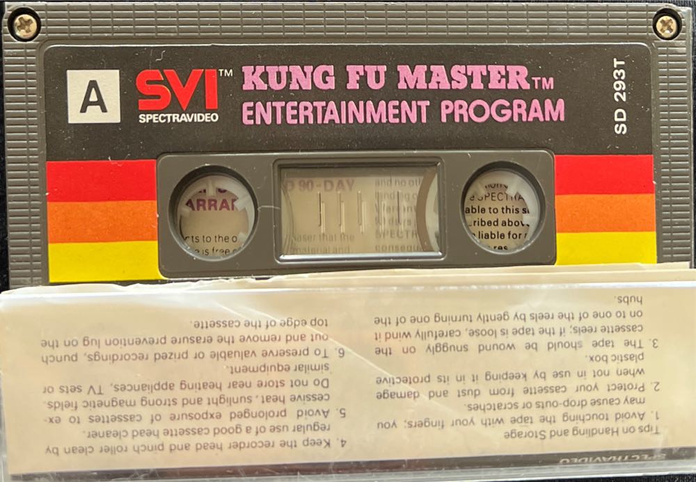 Kung Fu Master - MSX video game collectible - Main Image 2