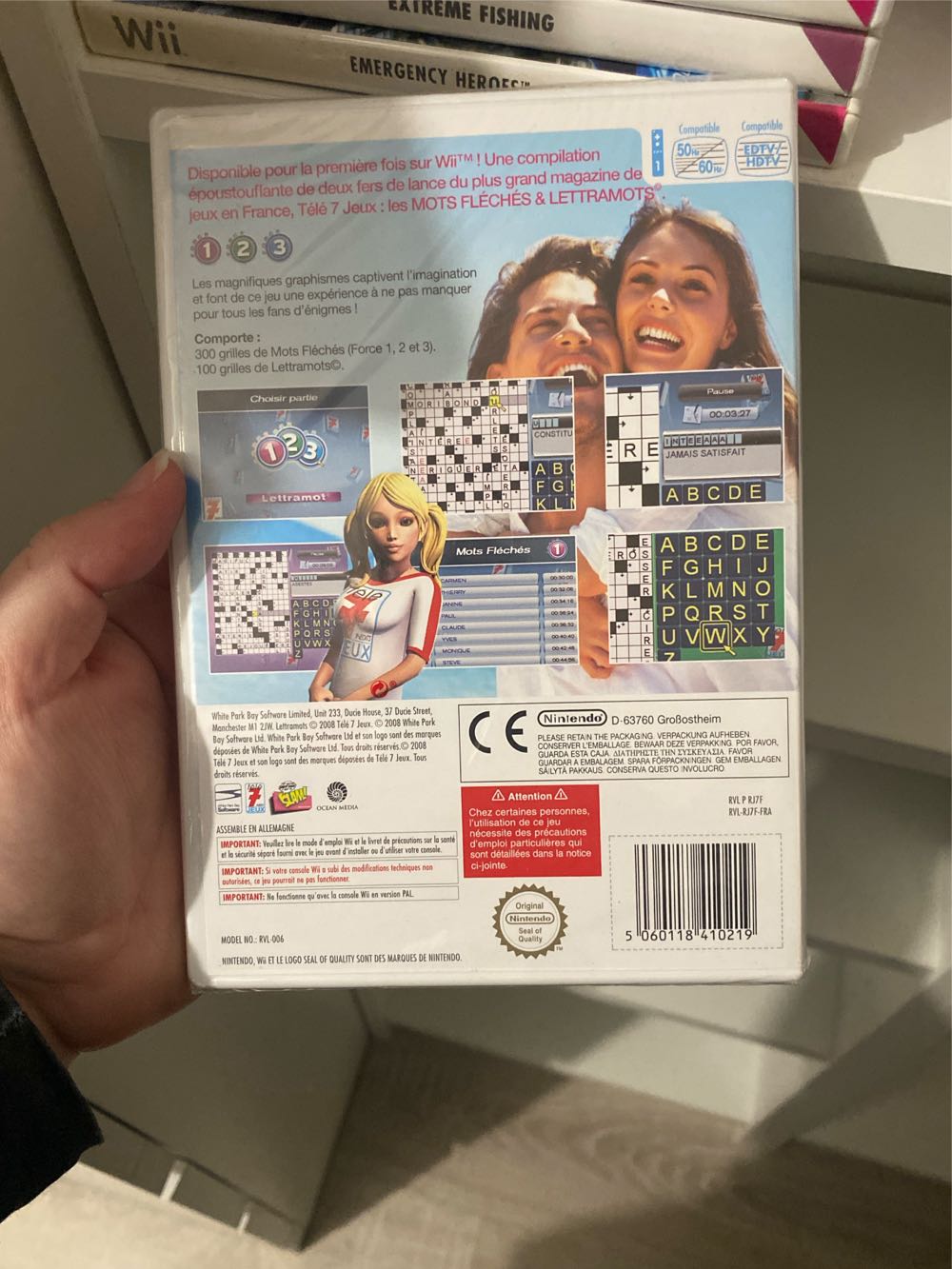 Mots Fléchés - Nintendo Wii (White Park Bay Software - 1) video game collectible [Barcode 5060118410219] - Main Image 2