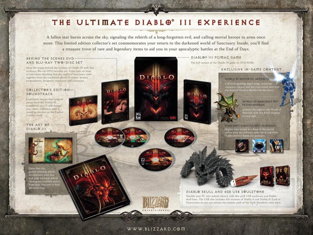 Diablo III - Collector’s Edition - PC video game collectible [Barcode 5030917102714] - Main Image 2